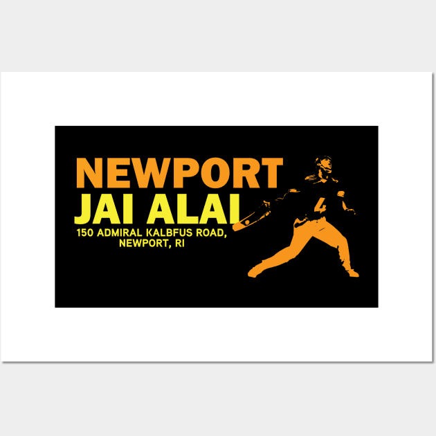 Newport Jai Alai Tribute Wall Art by Gimmickbydesign